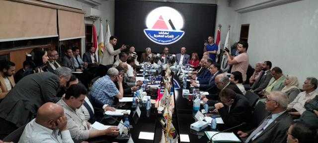 بدء اجتماع تحالف الأحزاب المصرية تحت عنوان ”الطريق إلى الحوار الوطنى”