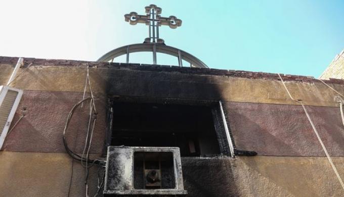 النيابة العامة تحفظ التحقيقات فى حريق كنيسة أبوسيفين بإمبابة: لا عمدية