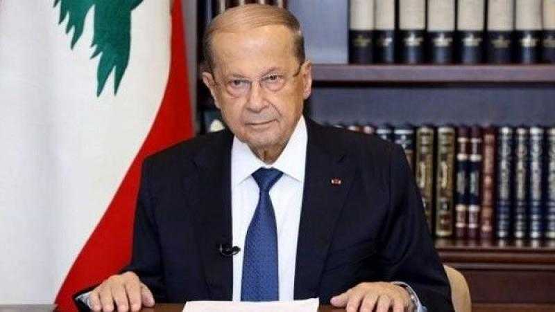 ميشال عون يغادر القصر الرئاسى ويوقّع مرسوم استقالة حكومة لبنان
