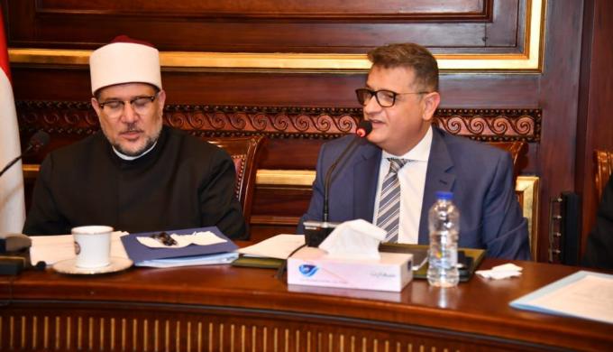 حقوق الإنسان بمجلس بالنواب تعقد لقاء مع الدكتور محمد مختار جمعة وزير الأوقاف