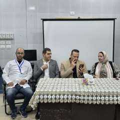 حزب إرادة جيل يهدي مركز تدريب أطباء الأسنان بدمنهور ماكينة تصوير وتجهيزات عيادة التقويم بحضور وكيل وزارة الصحة بالبحيرة